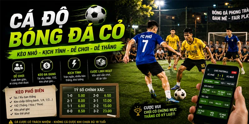 cách chơi cá độ bóng đá cỏ